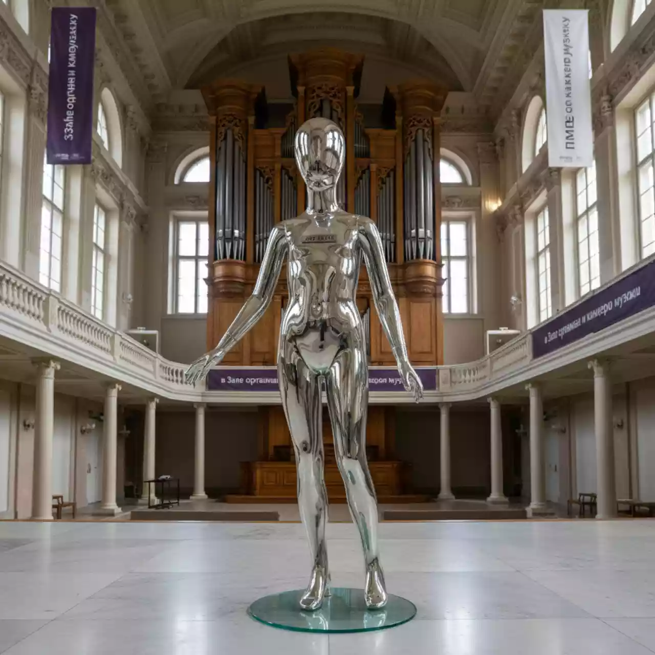 Аренда Манекен абстрактный детский H 131 в Зале органной и камерной музыки — ART SPACE