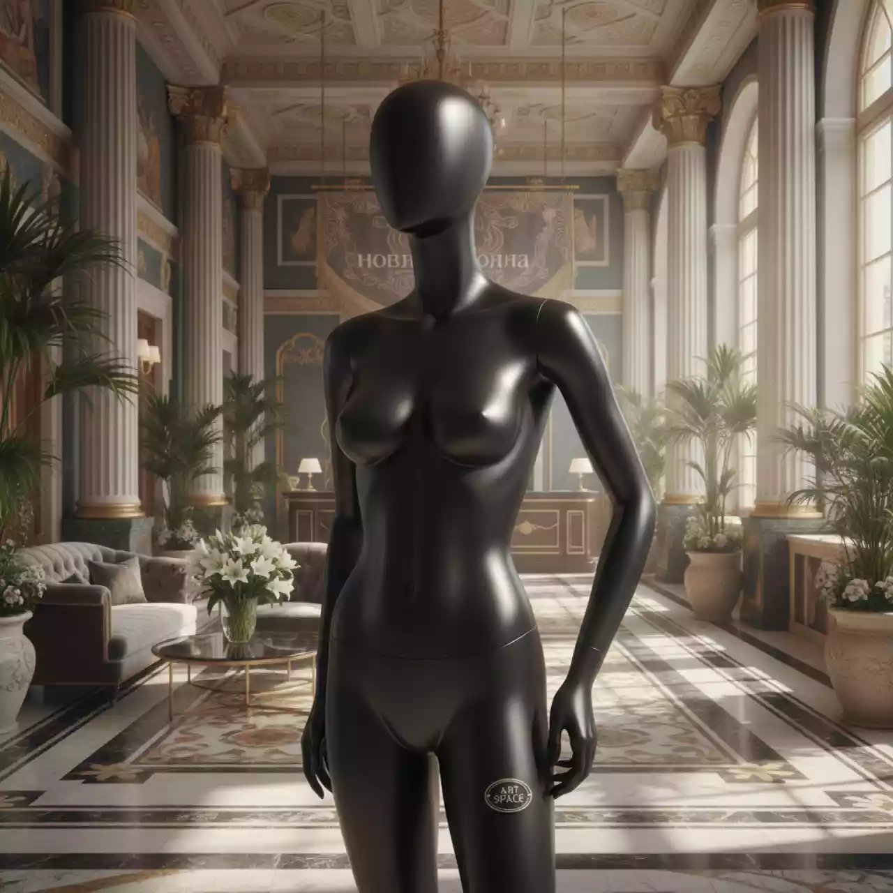 Аренда Манекен женский black 5094BK в Boutique Hotel PORTUM 1905 — ART SPACE