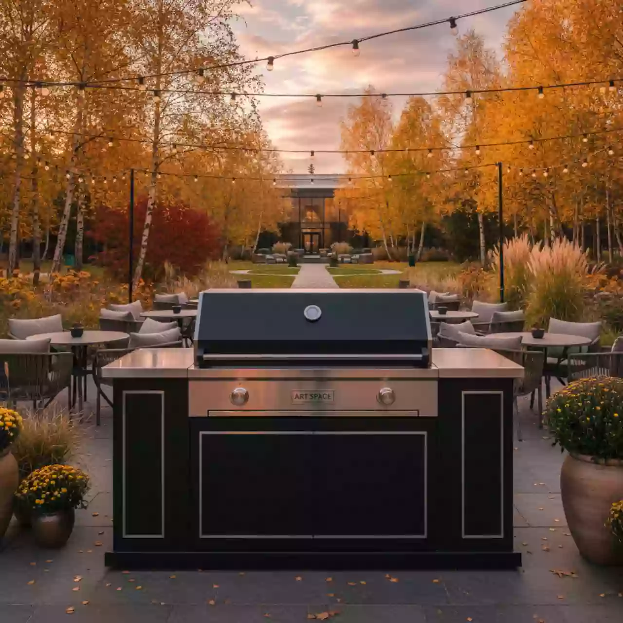 Аренда Мангал прямоугольный L в Green Flow Hotel — ART SPACE