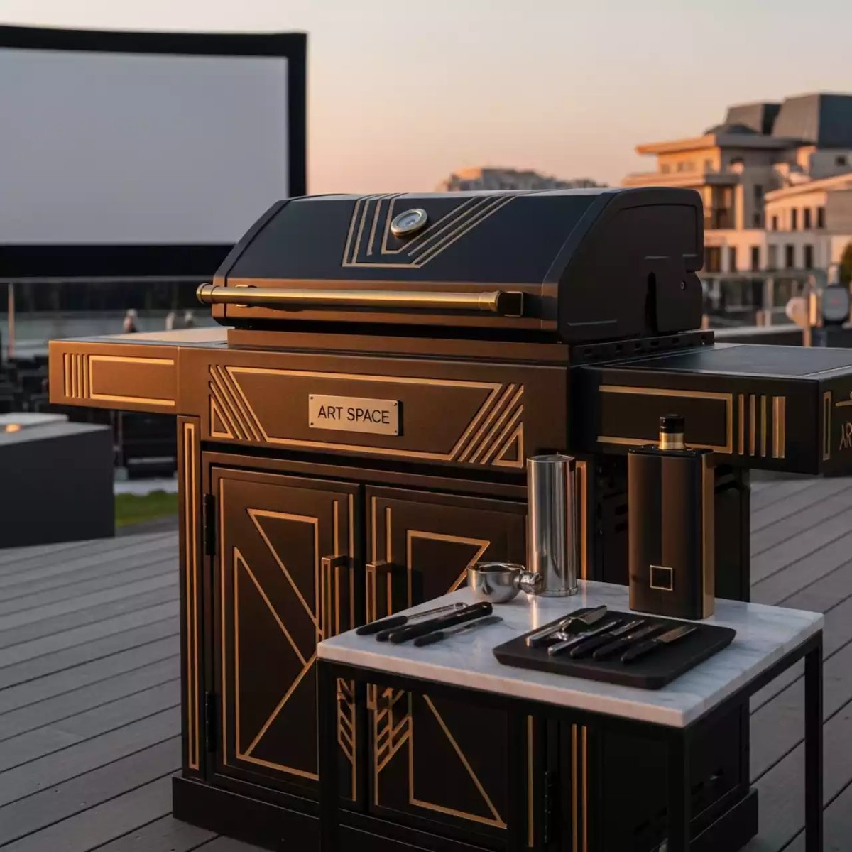 Аренда Мангалы грили и аксессуары в отеле Radisson Lazurnaya — ART SPACE