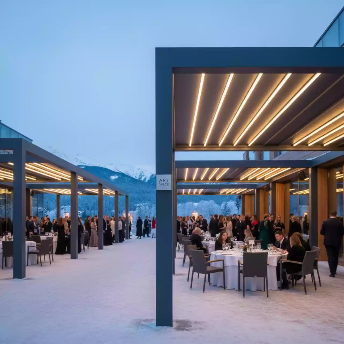 Аренда Маркизы раздвижные в Radisson Blu Resort & Congress Centre — ART SPACE