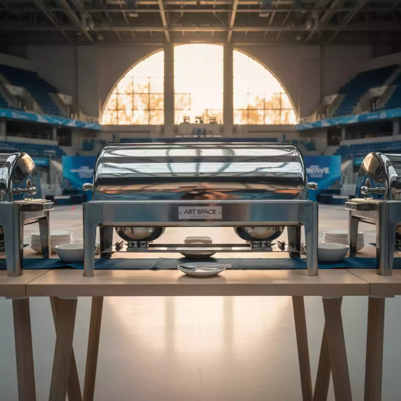 Аренда Мармит для первых блюд ПМЭС 70 км в ледовой арене «Шайба» — ART SPACE