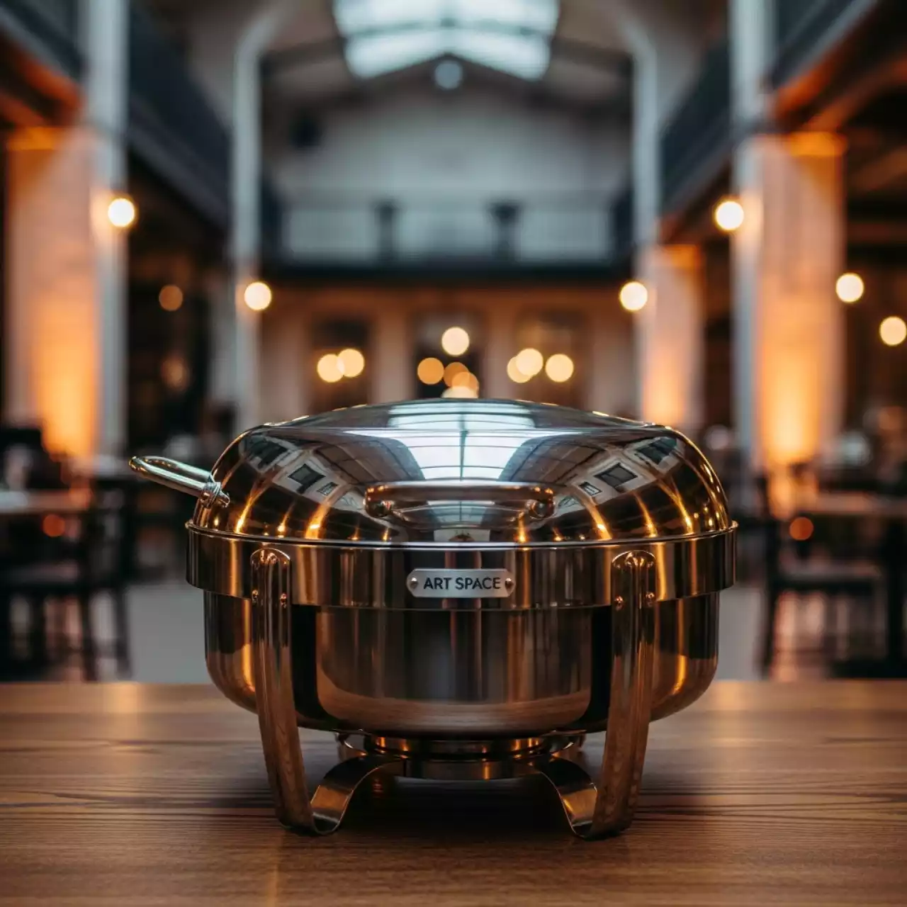 Аренда Мармит для вторых блюд круглый 4,5 л диаметр 360 мм в усадьбе Голицына — ART SPACE