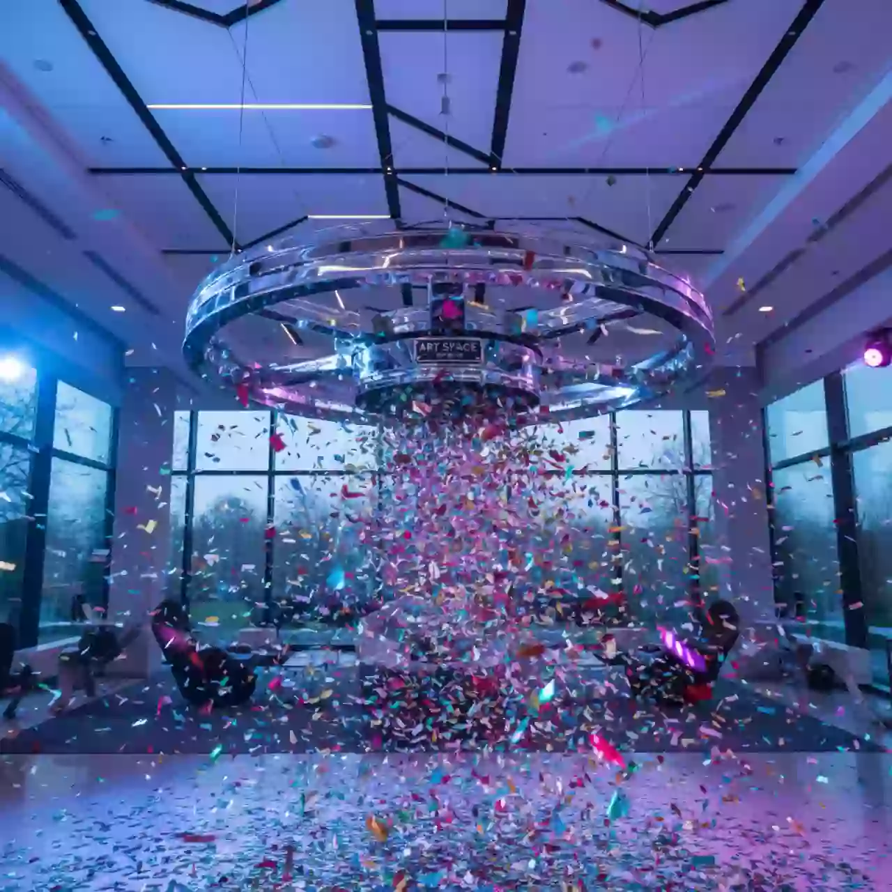 Аренда Машина конфетти подвесная в Boutique Hotel PORTUM 1905 — ART SPACE