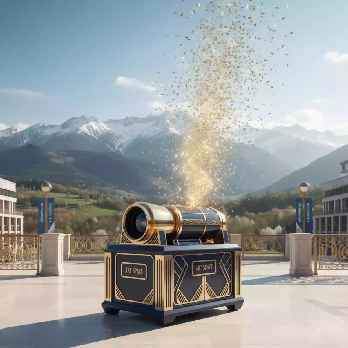 Аренда Машина конфетти UE ST Projection Machine 500 на курорте «Газпром» (Альпика) — ART SPACE