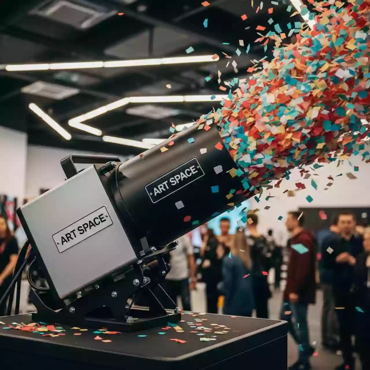 Аренда Машина конфетти выдувная до 9 м в санатории «Октябрьский» — ART SPACE