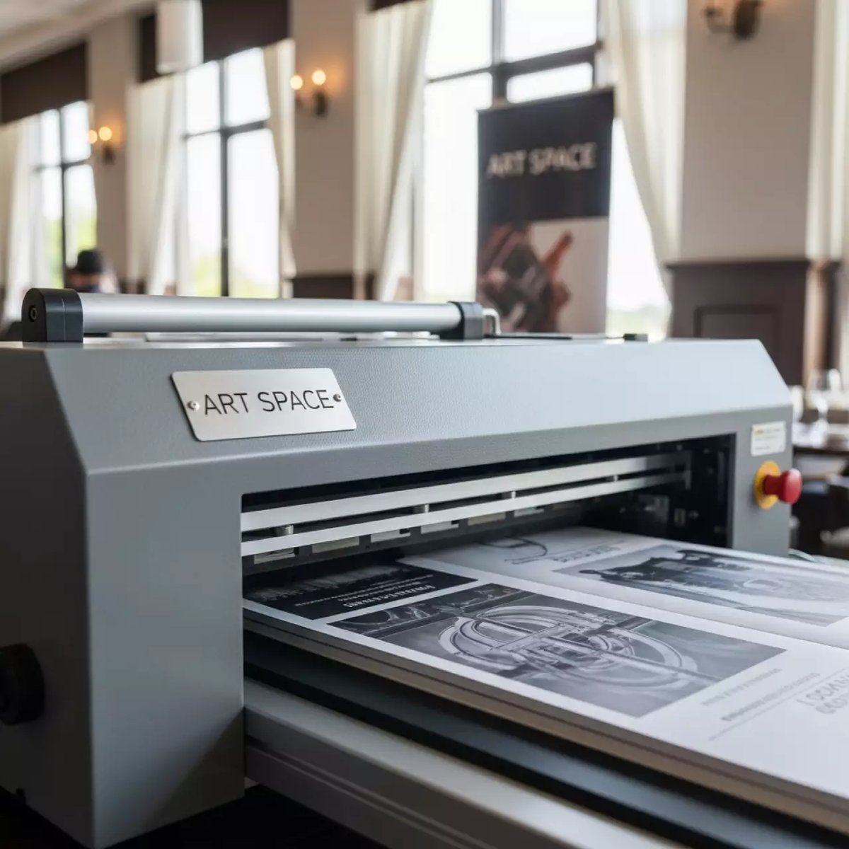 Аренда Машина лакировальная Duplo Dusense в ресторане «Brunello» — ART SPACE