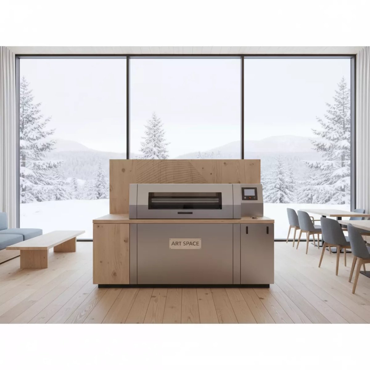 Аренда Машина лакировальная UV Economy 470 мм в ресторане «Voda» — ART SPACE