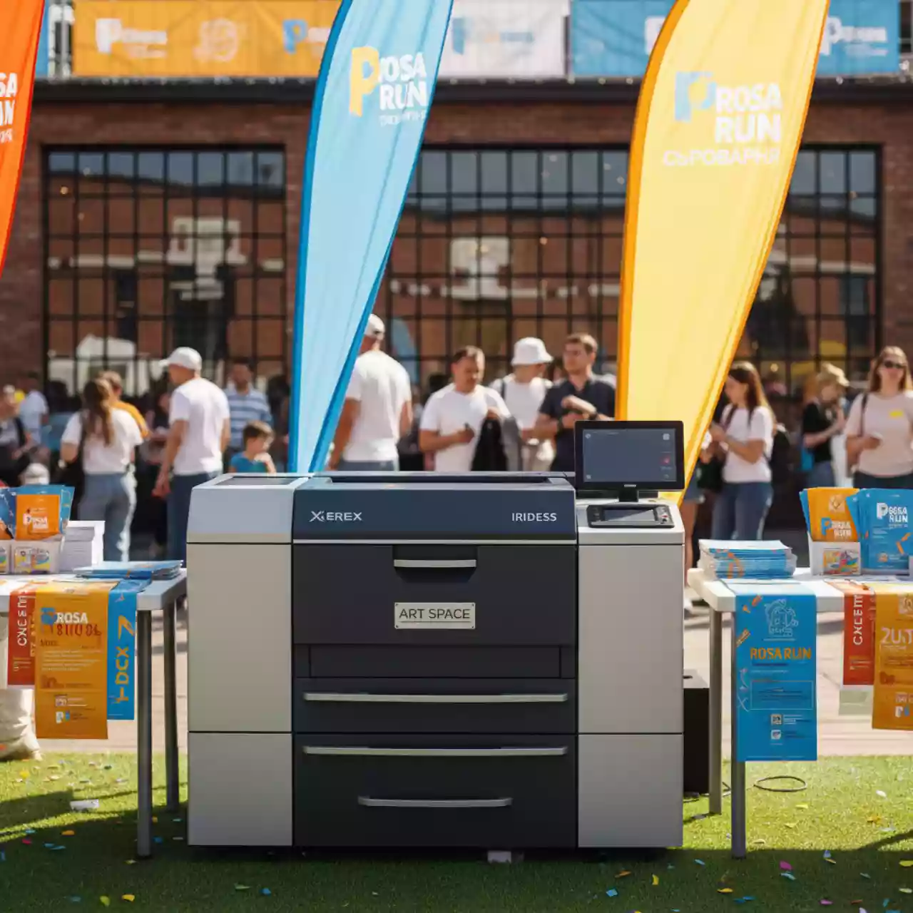 Аренда Машина печатная цифровая Xerox Iridess Production Press в ресторане «Сыроварня» — ART SPACE