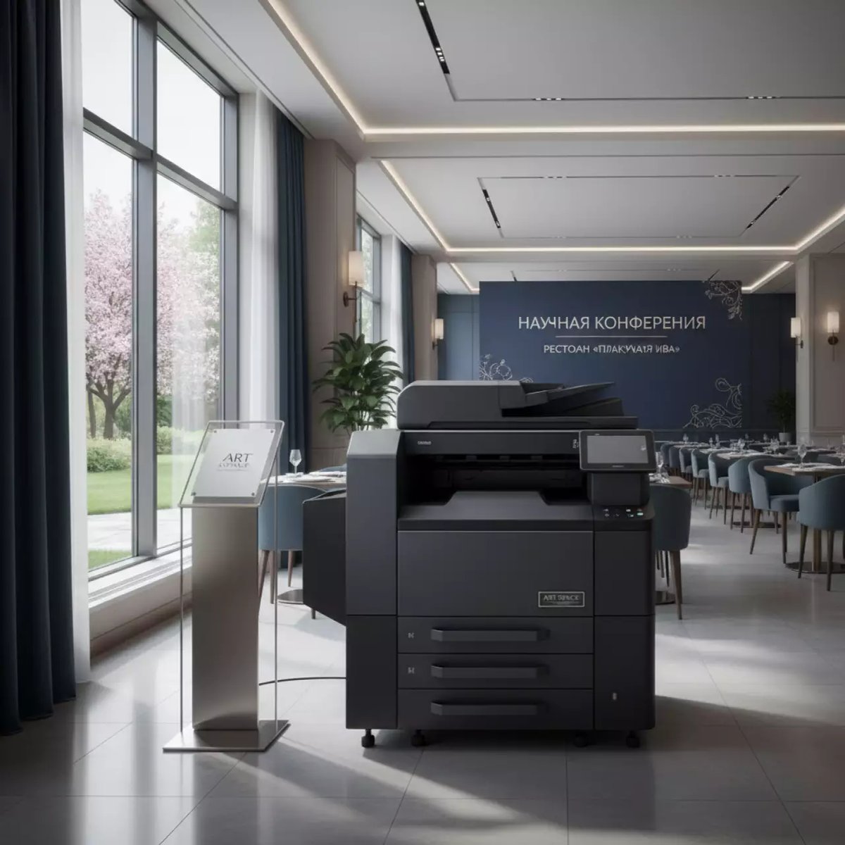 Аренда Машина печатная цифровая Xerox PrimeLink B9110 в ресторане «Плакучая Ива» — ART SPACE