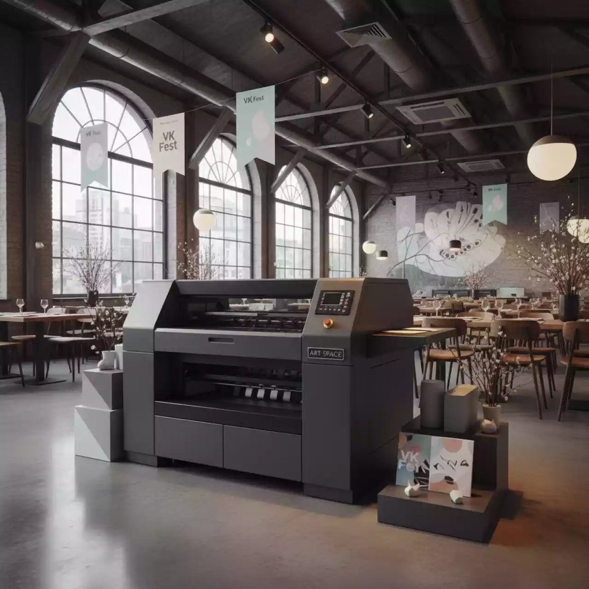 Аренда Машина печатная цифровая Xerox Versant 3100 Press в ресторане «Магадан» — ART SPACE