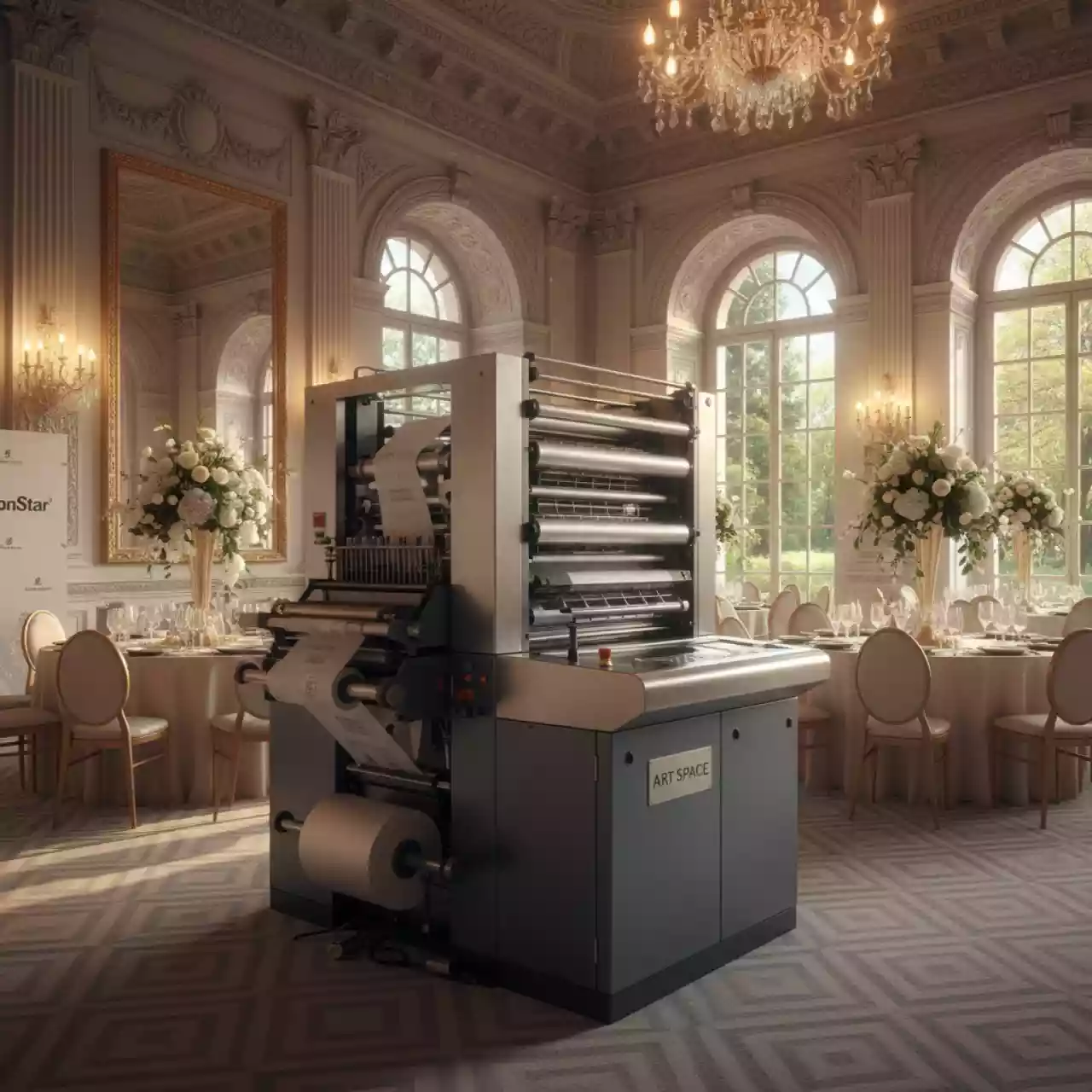 Аренда Машина печатная флексографическая Vektor ярусного построения в санатории «Металлург» — ART SPACE