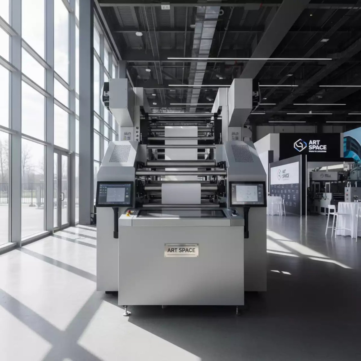 Аренда Машина печатная флексографическая Vektor ZBS 620 в ледовой арене «Шайба» — ART SPACE