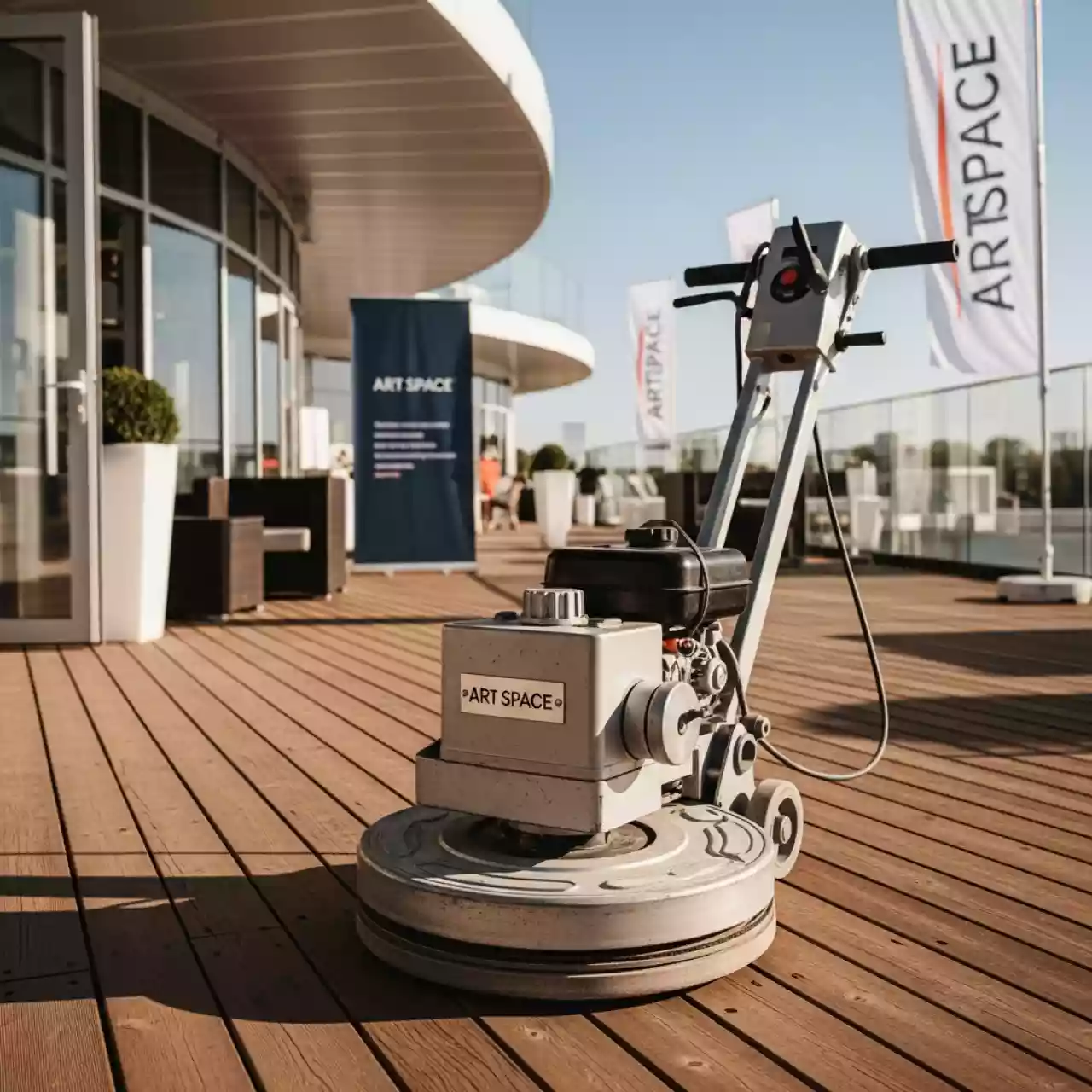 Аренда Машина плоскошлифовальная Мисом СО 337 01 по дереву на пляжных клубах Хосты — ART SPACE