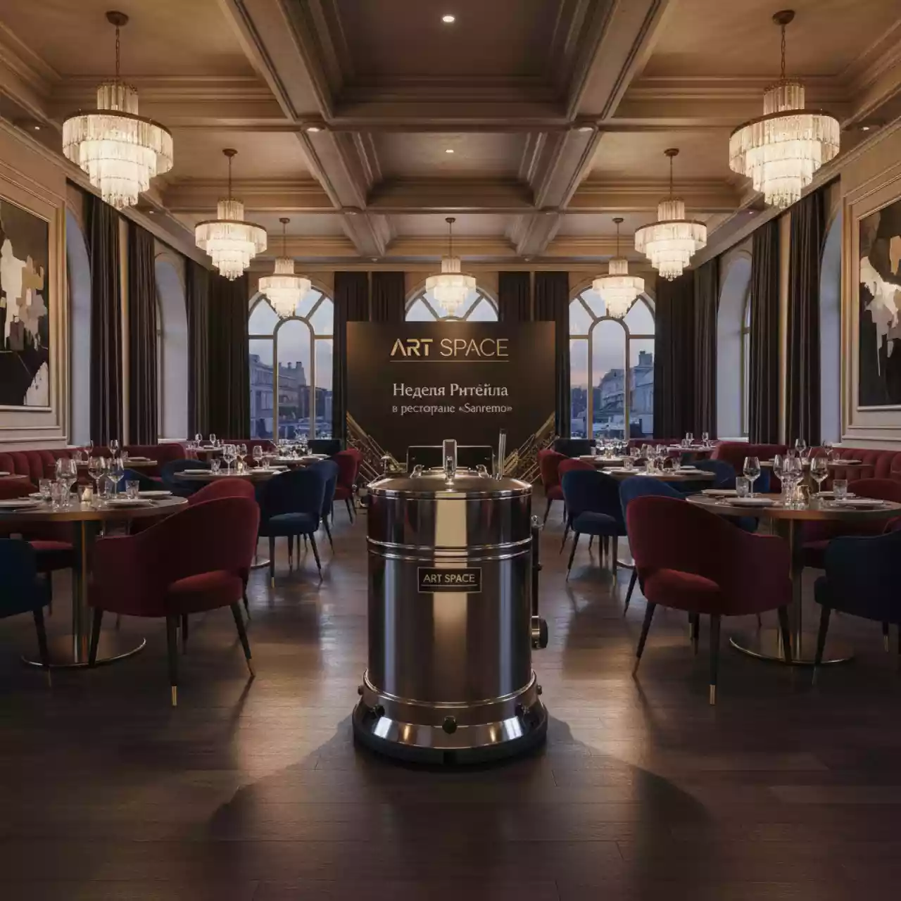 Аренда Машина плоскошлифовальная Мисом СО 337.01 по дереву в ресторане «Sanremo» — ART SPACE