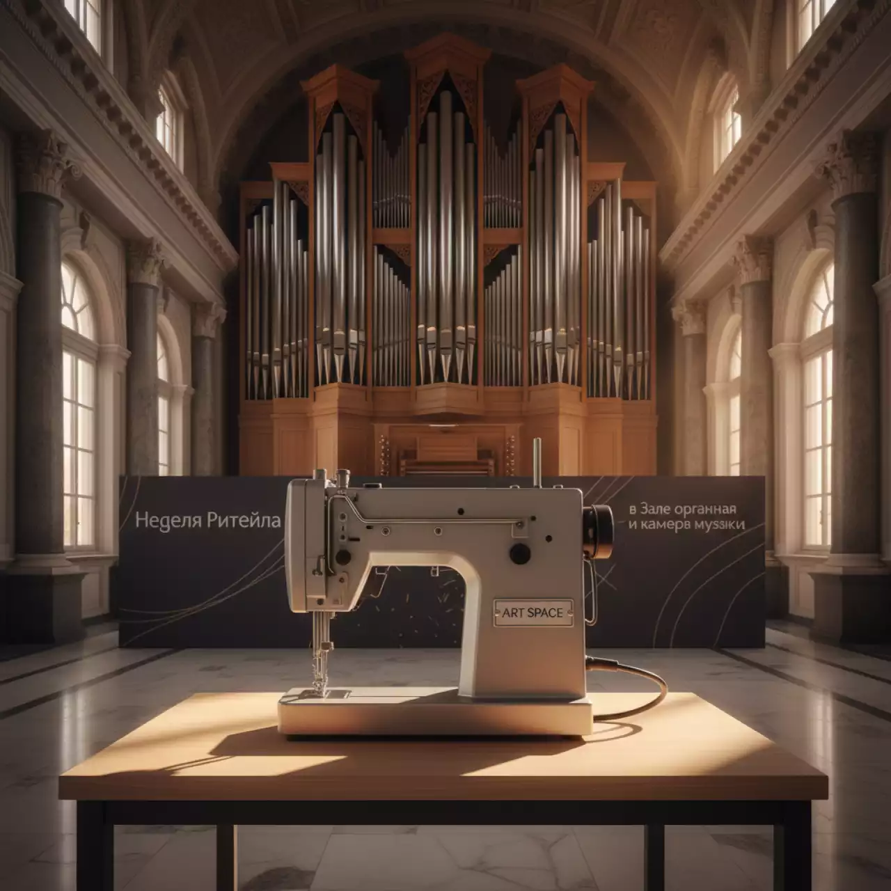 Аренда Машинка мешкозашивочная HL GK26 1A в Зале органной и камерной музыки — ART SPACE