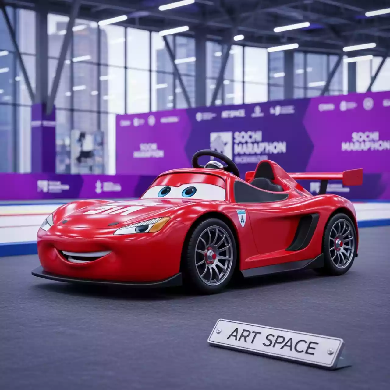 Аренда Машинки Тачки в Керлинговом центре «Ледяной куб» — ART SPACE