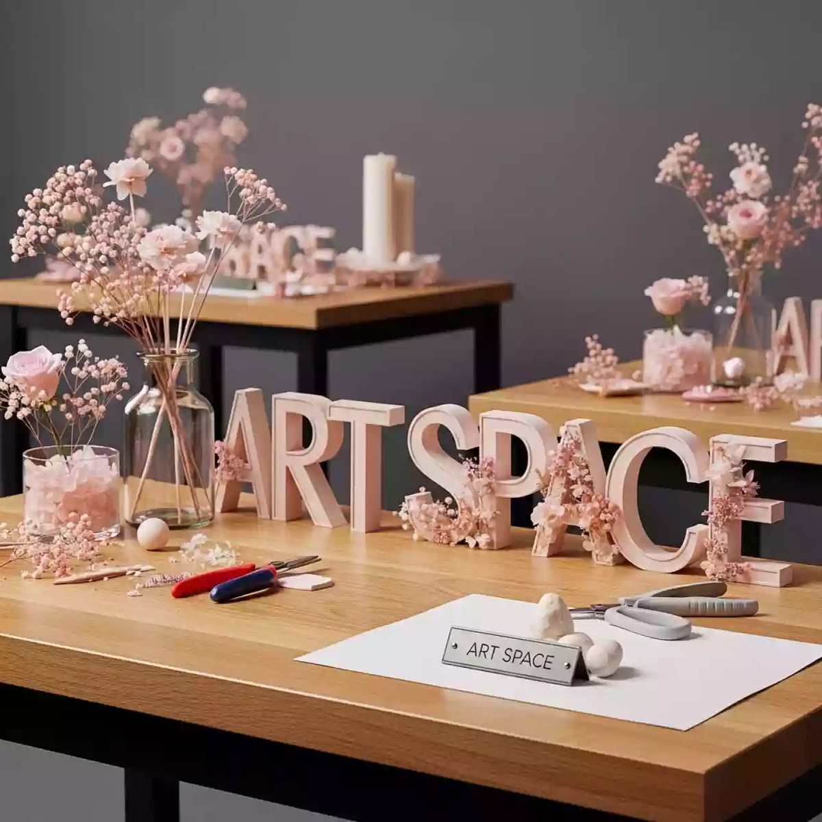 Аренда Мастер класс цветочный алфавит в ресторане «Магадан» — ART SPACE