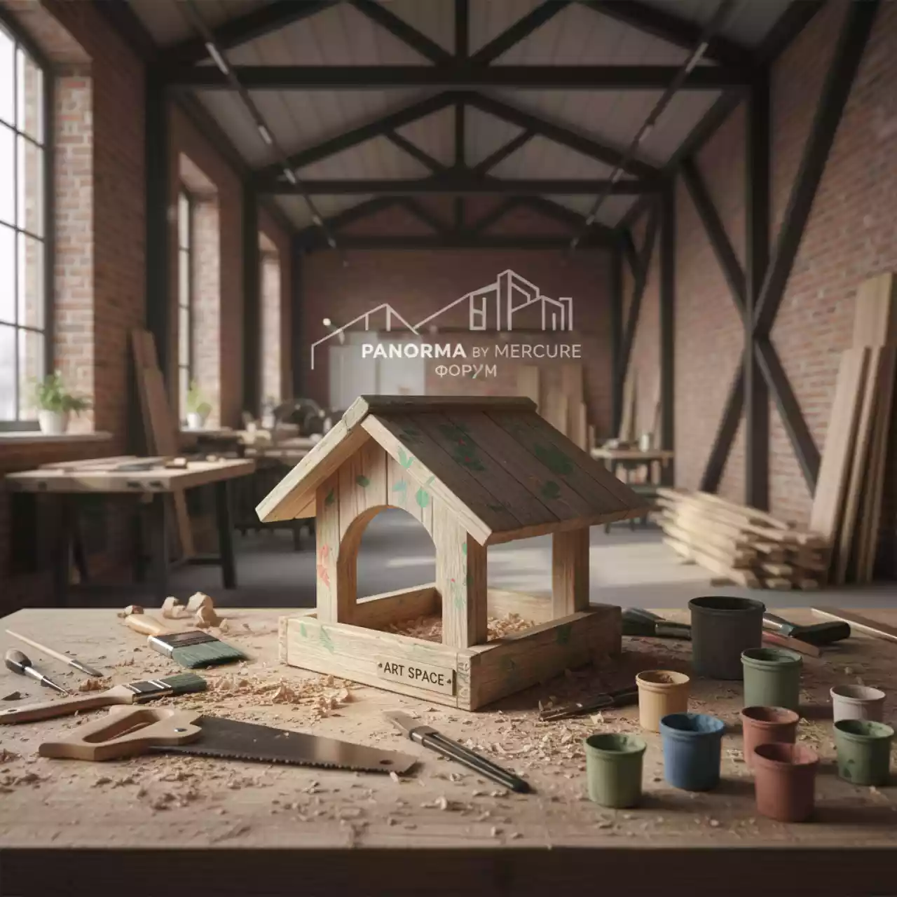 Аренда Мастер класс экокормушки в Panorama by Mercure — ART SPACE