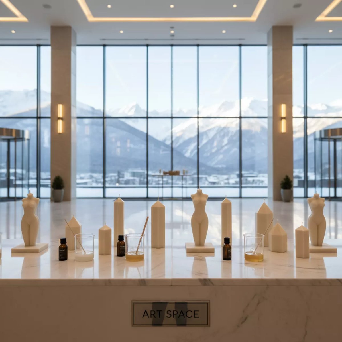 Аренда Мастер класс фигурные свечи в Sochi Marriott Krasnaya Polyana — ART SPACE
