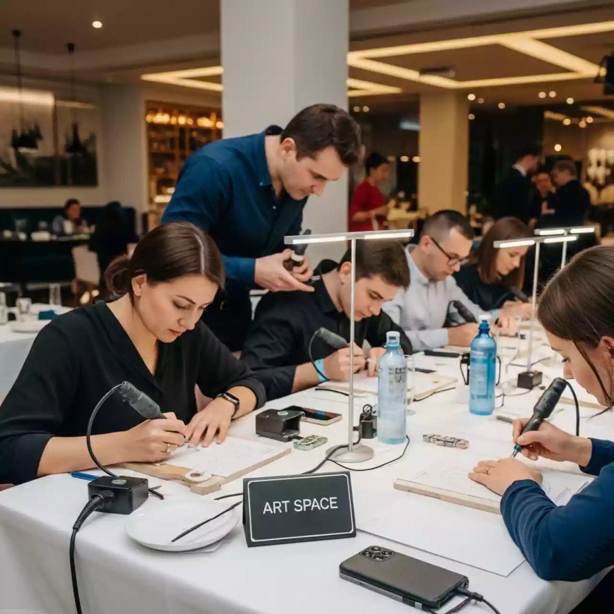 Аренда Мастер класс "Гравировка" в ресторане «Баран-Рапан» — ART SPACE