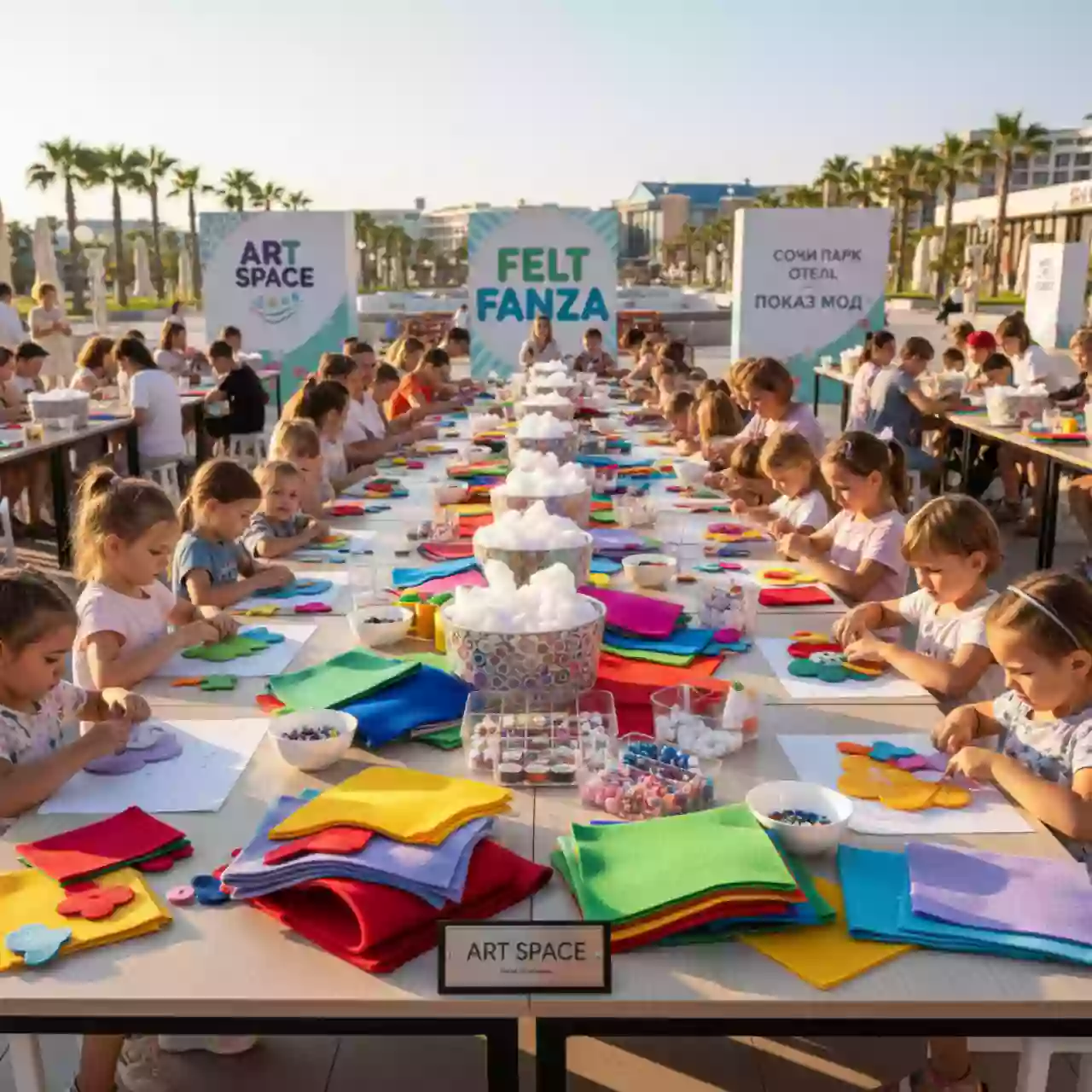 Аренда Мастер класс игрушки из фетра в Сочи Парк Отеле — ART SPACE