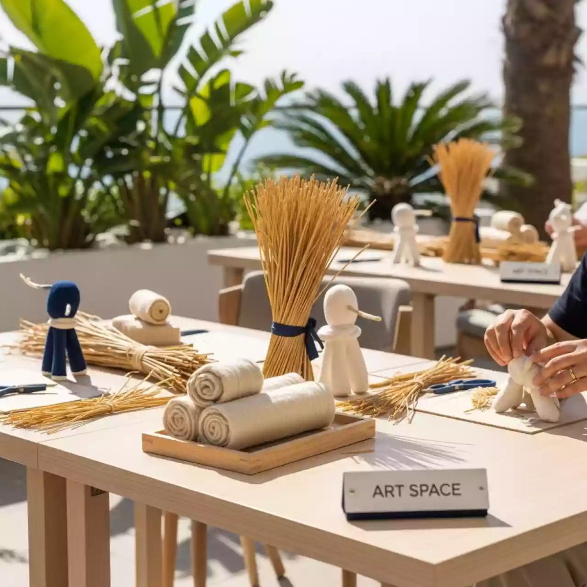 Аренда Мастер класс игрушки из соломы и лыка в Swissôtel Resort Sochi Kamelia — ART SPACE