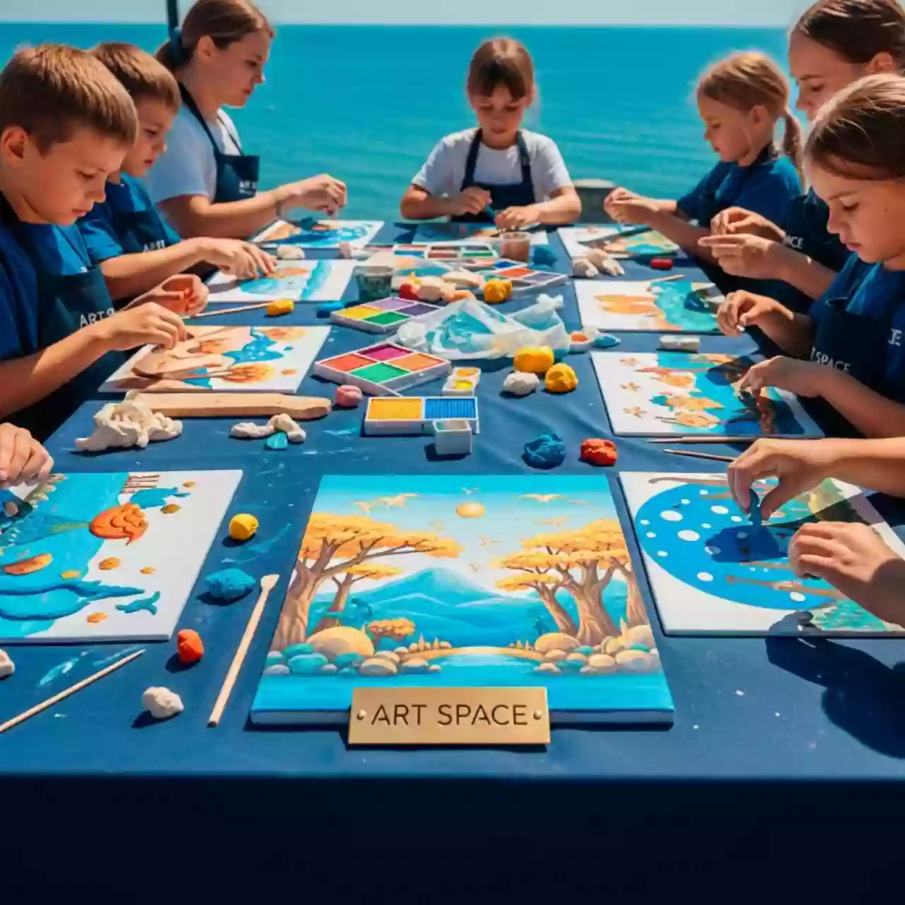 Аренда Мастер класс картинки из пластилина в пляжном комплексе VinoGrad — ART SPACE