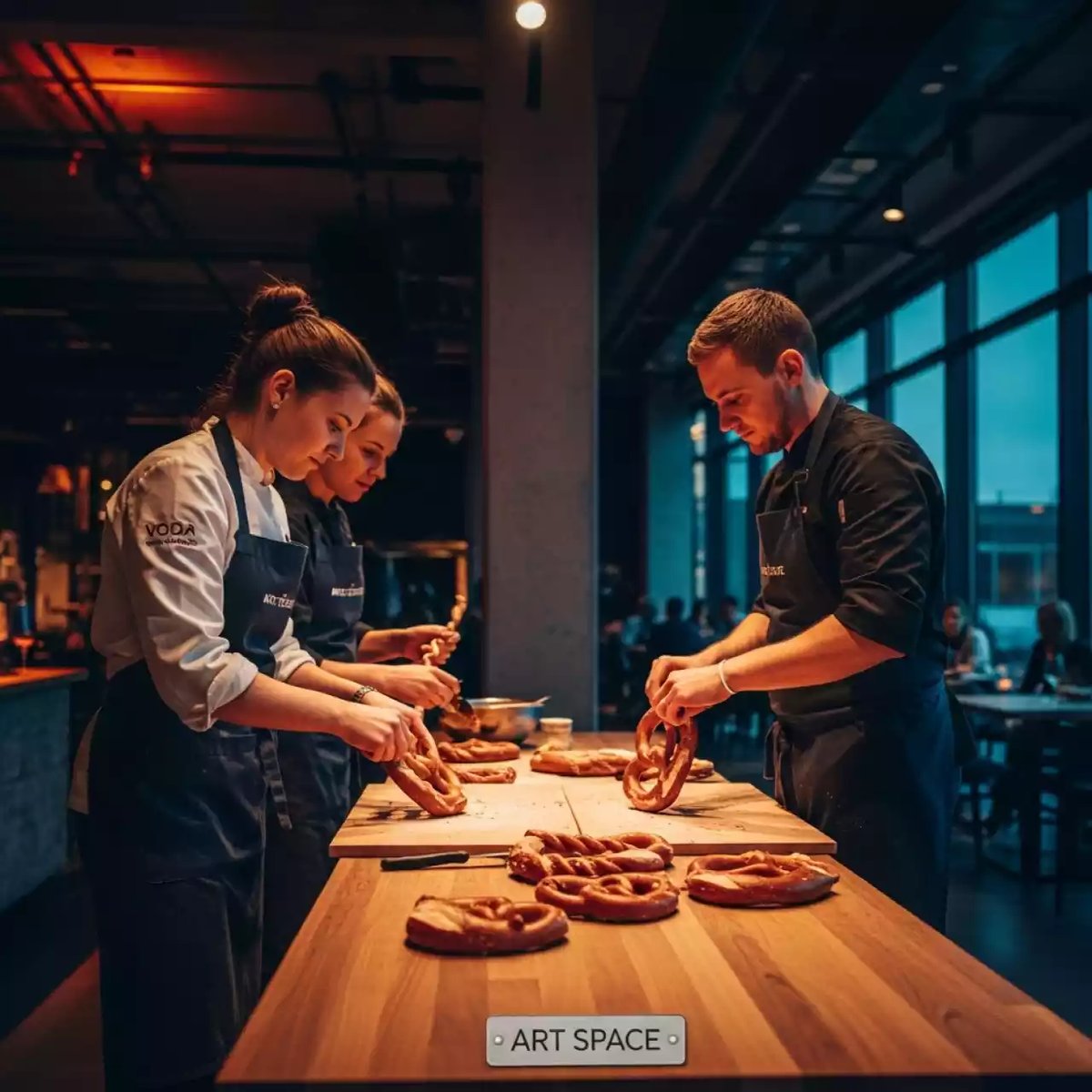 Аренда Мастер класс крендель в ресторане «Voda» — ART SPACE