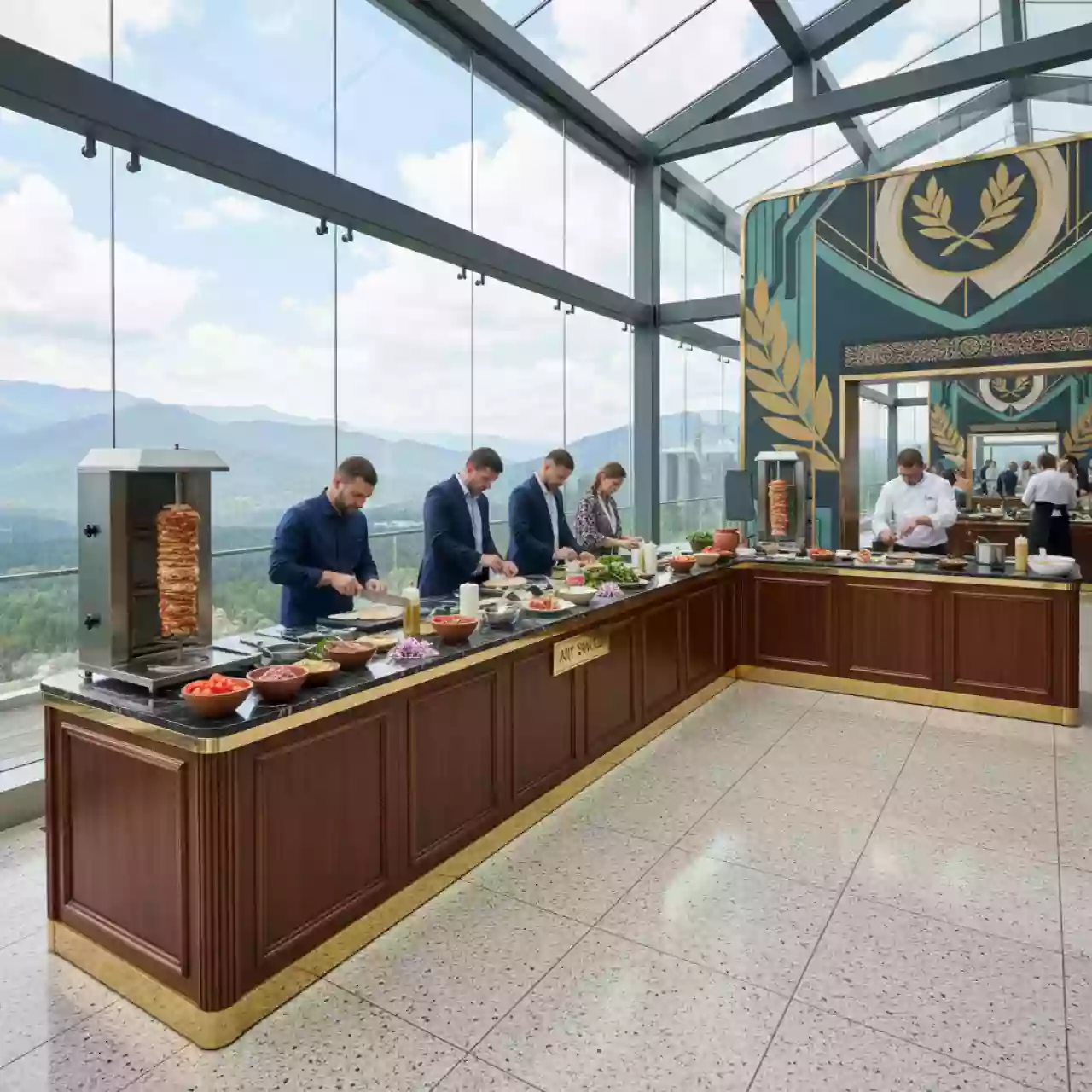 Аренда Мастер класс кулинарный гирос Skypark Sochi — ART SPACE