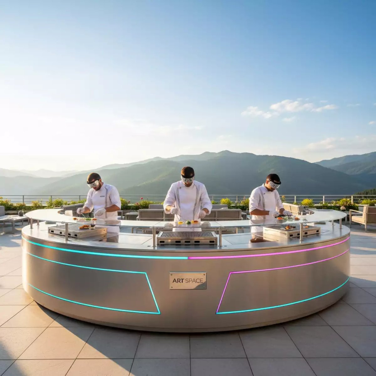 Аренда Мастер класс кулинарный колбаски гриль в Rixos Krasnaya Polyana — ART SPACE