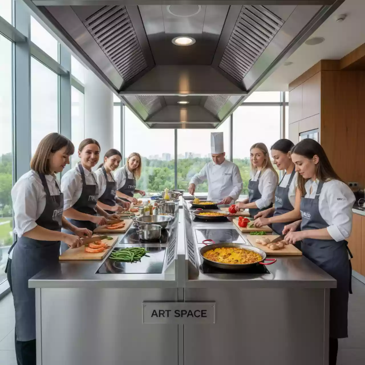 Аренда Мастер класс кулинарный паэлья в Sport Inn Hotel & Wellness — ART SPACE