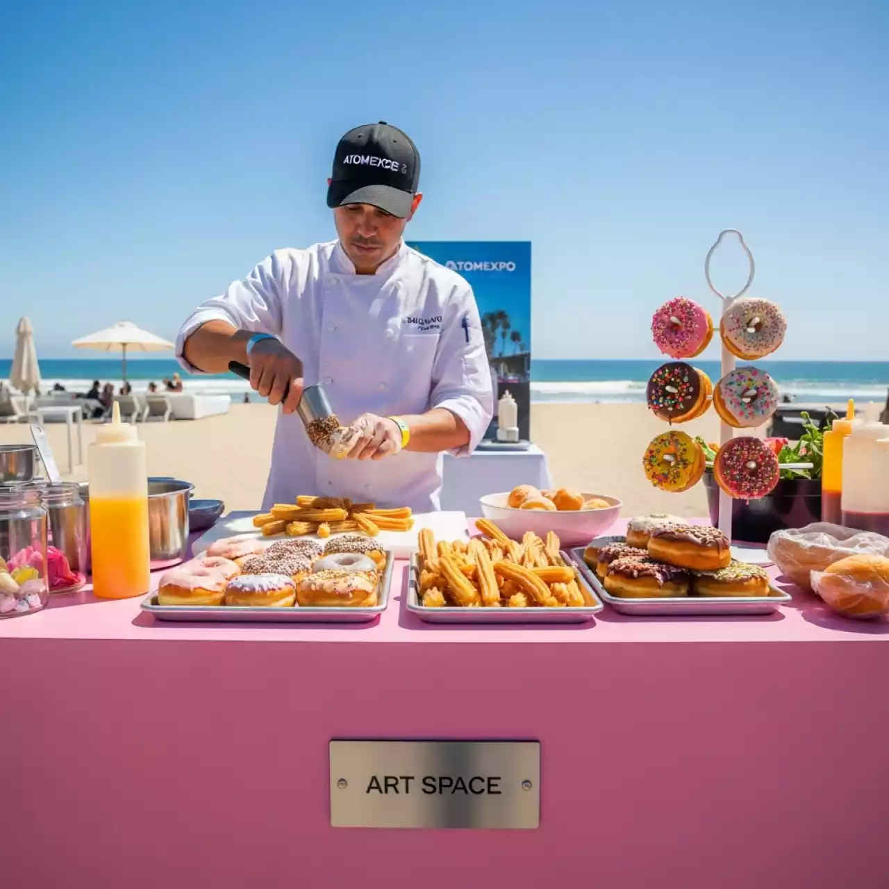 Аренда Мастер класс кулинарный пончик чуррос в пляжном клубе Del Mar — ART SPACE