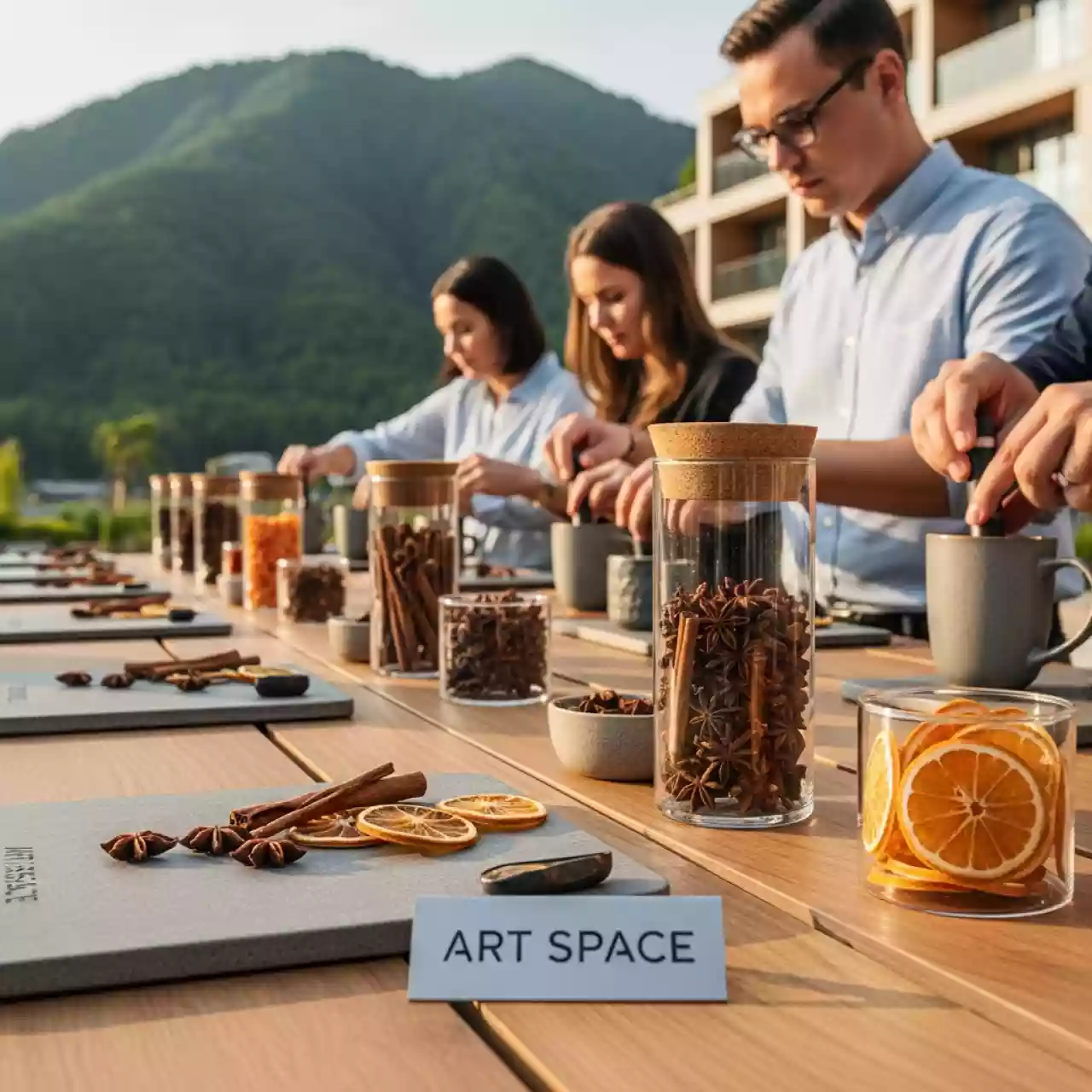 Аренда Мастер класс купаж глинтвейна с кружкой в Green Flow Hotel — ART SPACE