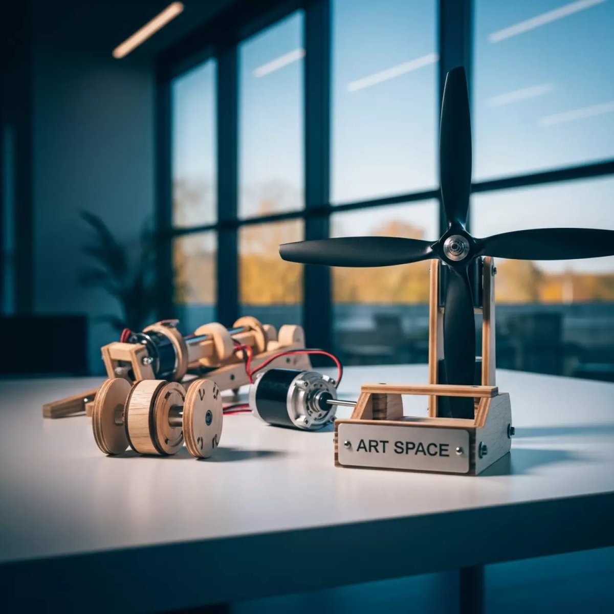 Аренда Мастер класс машинка с пропеллером в Керлинговом центре «Ледяной куб» — ART SPACE