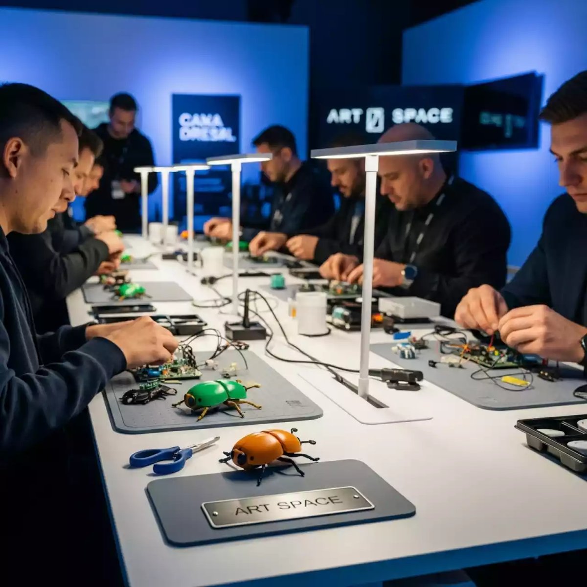 Аренда Мастер класс мини робот жук в комплексе Sea Galaxy — ART SPACE