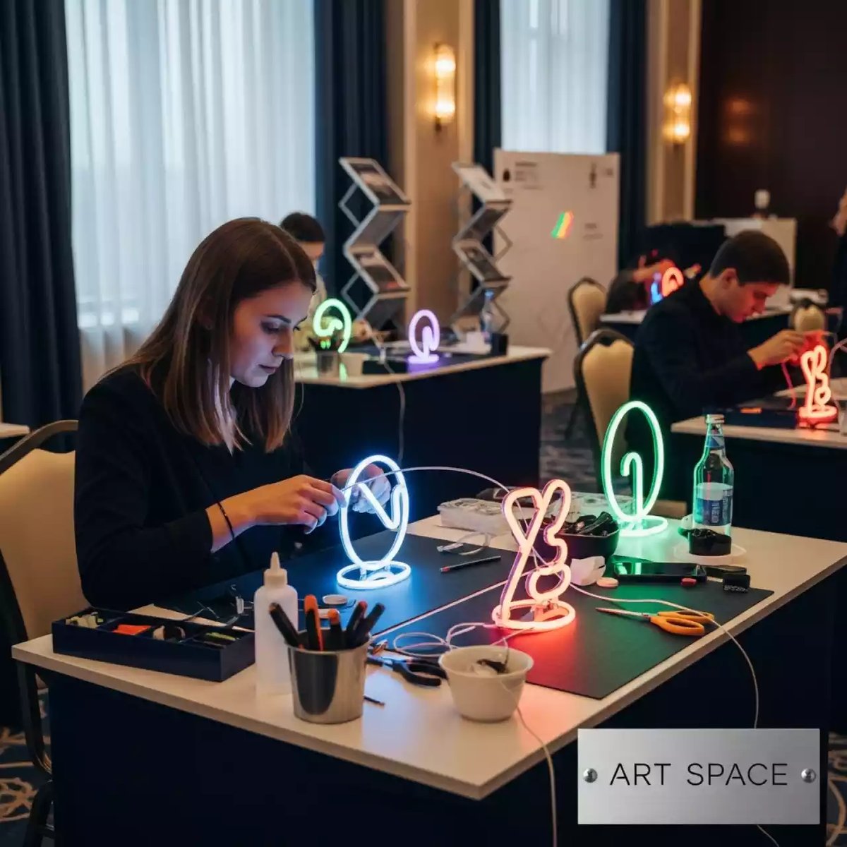 Аренда Мастер класс неоновый символ в Гранд Отель Сочи — ART SPACE