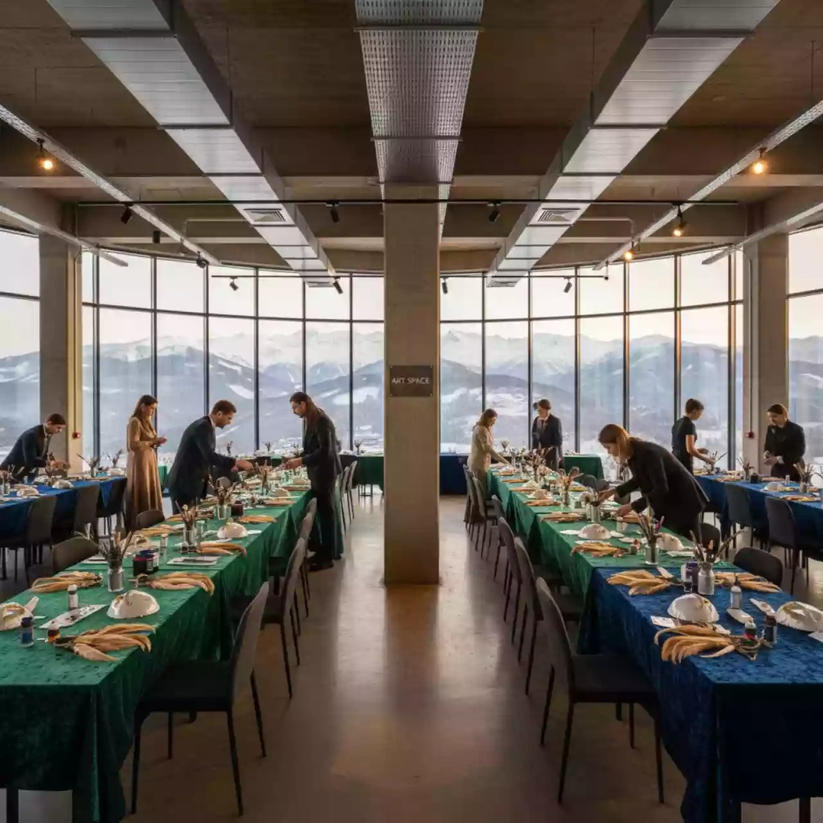 Аренда Мастер класс новогодние карнавальные маски в Skypark Sochi — ART SPACE