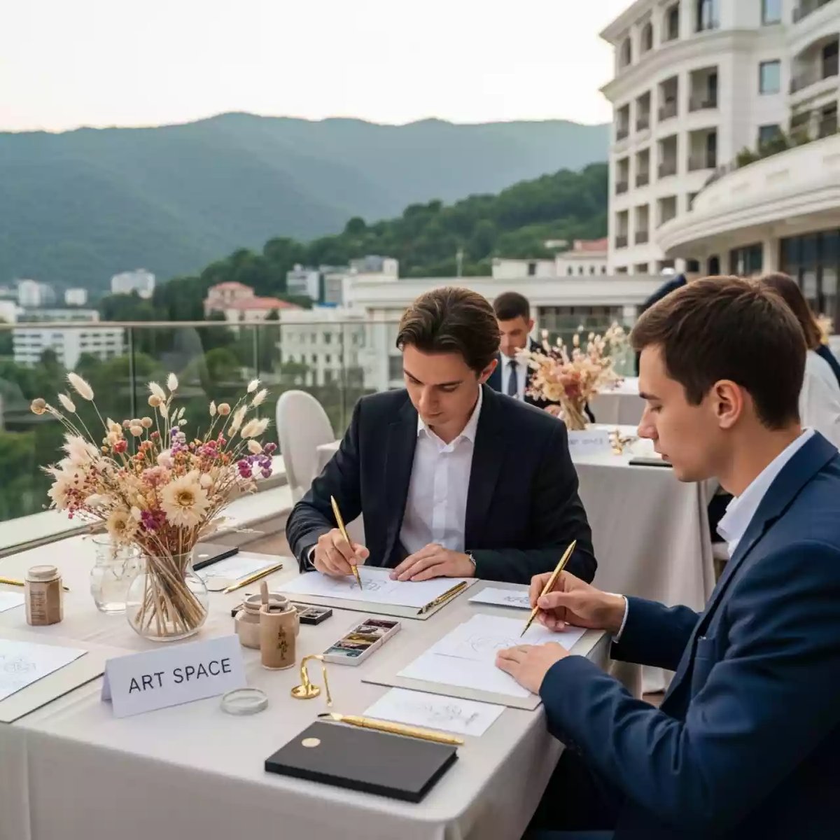 Аренда Мастер класс открытка своими руками в Гранд Отель Поляна — ART SPACE