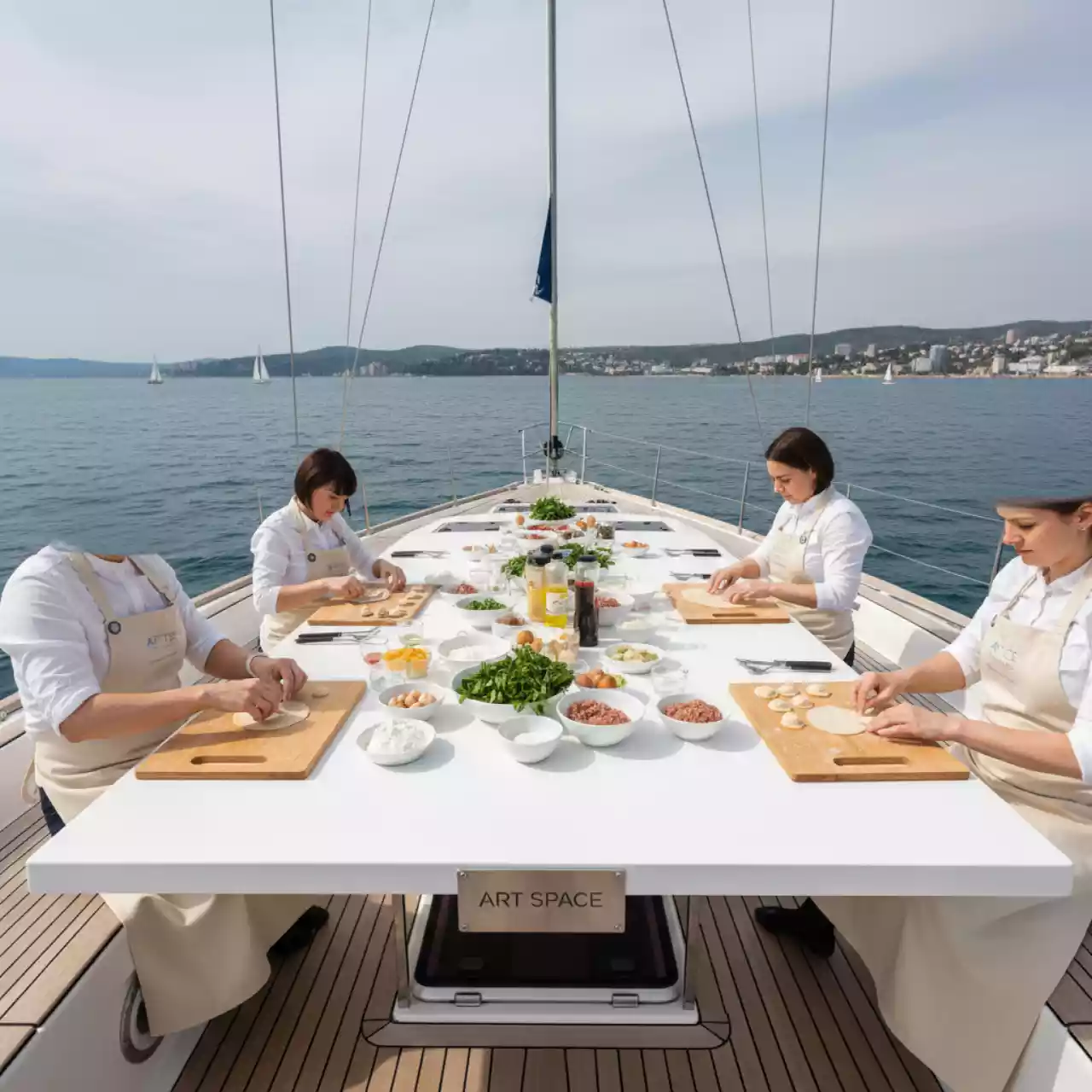 Аренда Мастер класс пельмени на парусной регате (Сочи) — ART SPACE