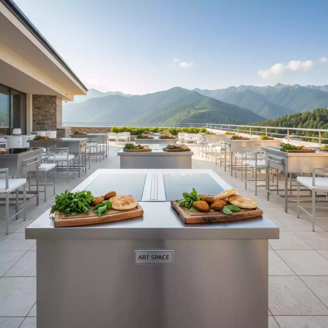 Аренда Мастер класс пита с фалафелем в Rixos Krasnaya Polyana — ART SPACE