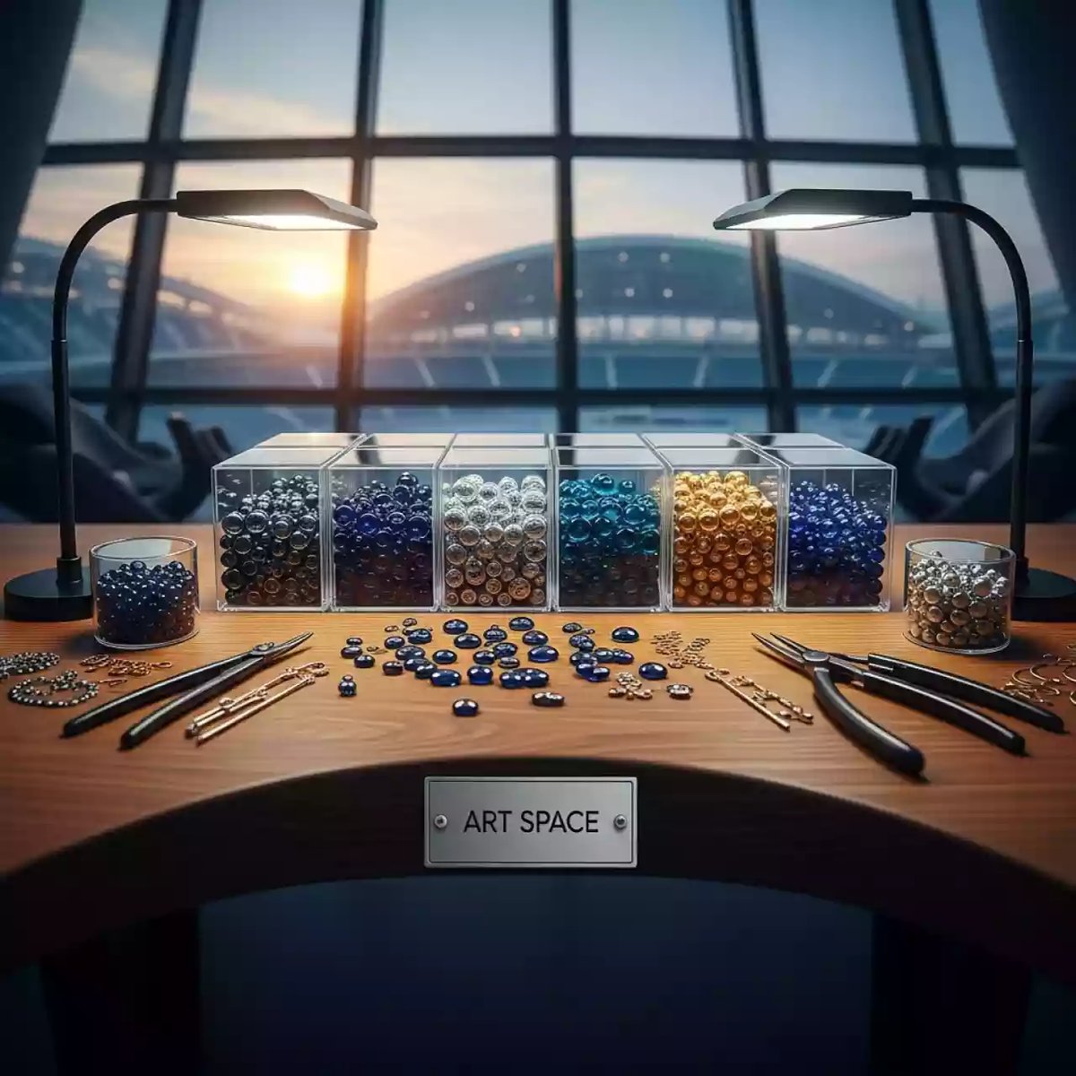 Аренда Мастер класс плетение из бисера в Ледовом дворце «Айсберг» — ART SPACE