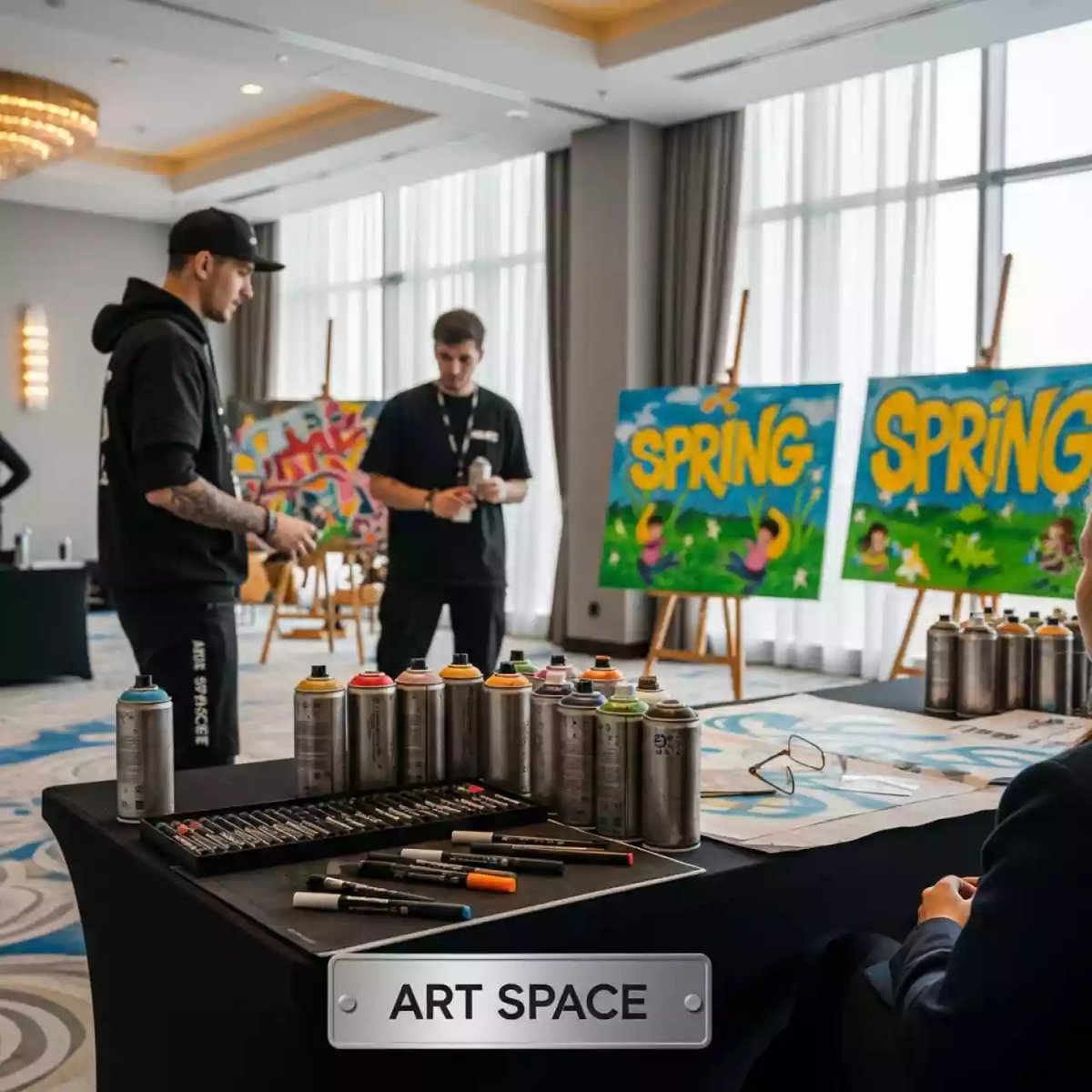 Аренда Мастер класс по граффити в отеле Radisson Lazurnaya — ART SPACE