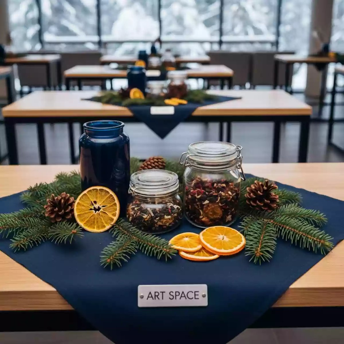 Аренда Мастер класс по новогоднему купажу в Novotel Resort — ART SPACE