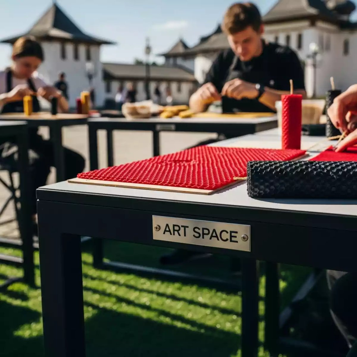 Аренда Мастер класс по новогодним свечам из вощины в этно-парке «Моя Россия» — ART SPACE