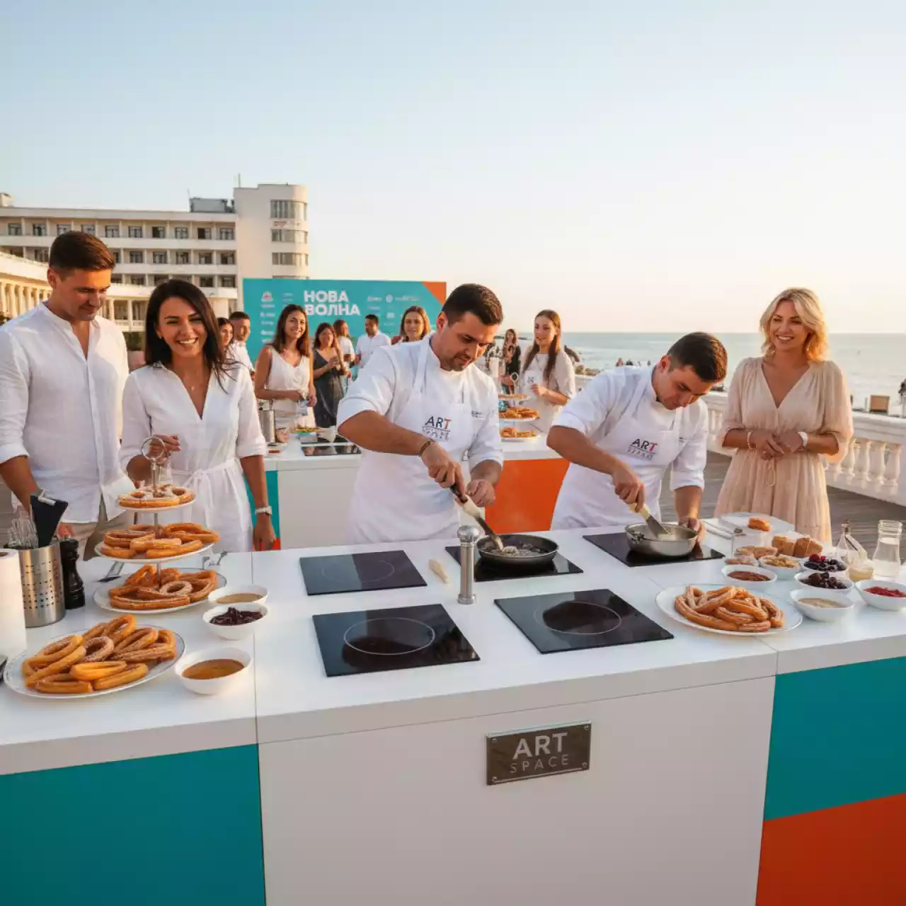 Аренда Мастер класс по пончикам чуррос в санатории «Черноморье» — ART SPACE