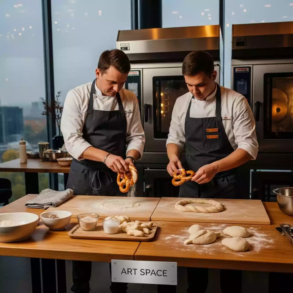 Аренда Мастер класс по приготовлению брецель в ресторане «Высота 5642» — ART SPACE