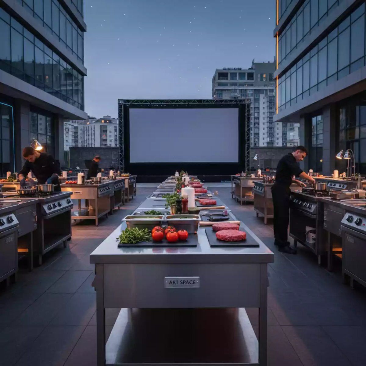 Аренда Мастер класс по приготовлению бургеров в Sport Inn Hotel & Wellness — ART SPACE