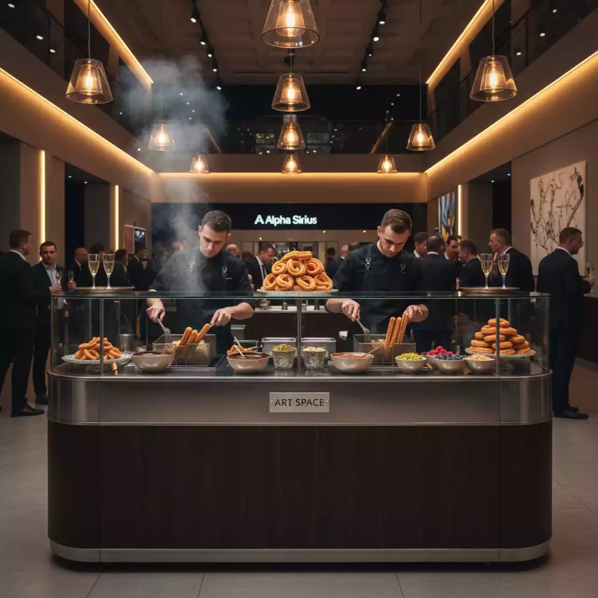 Аренда Мастер класс по приготовлению чуррос в Alpha Sirius — ART SPACE