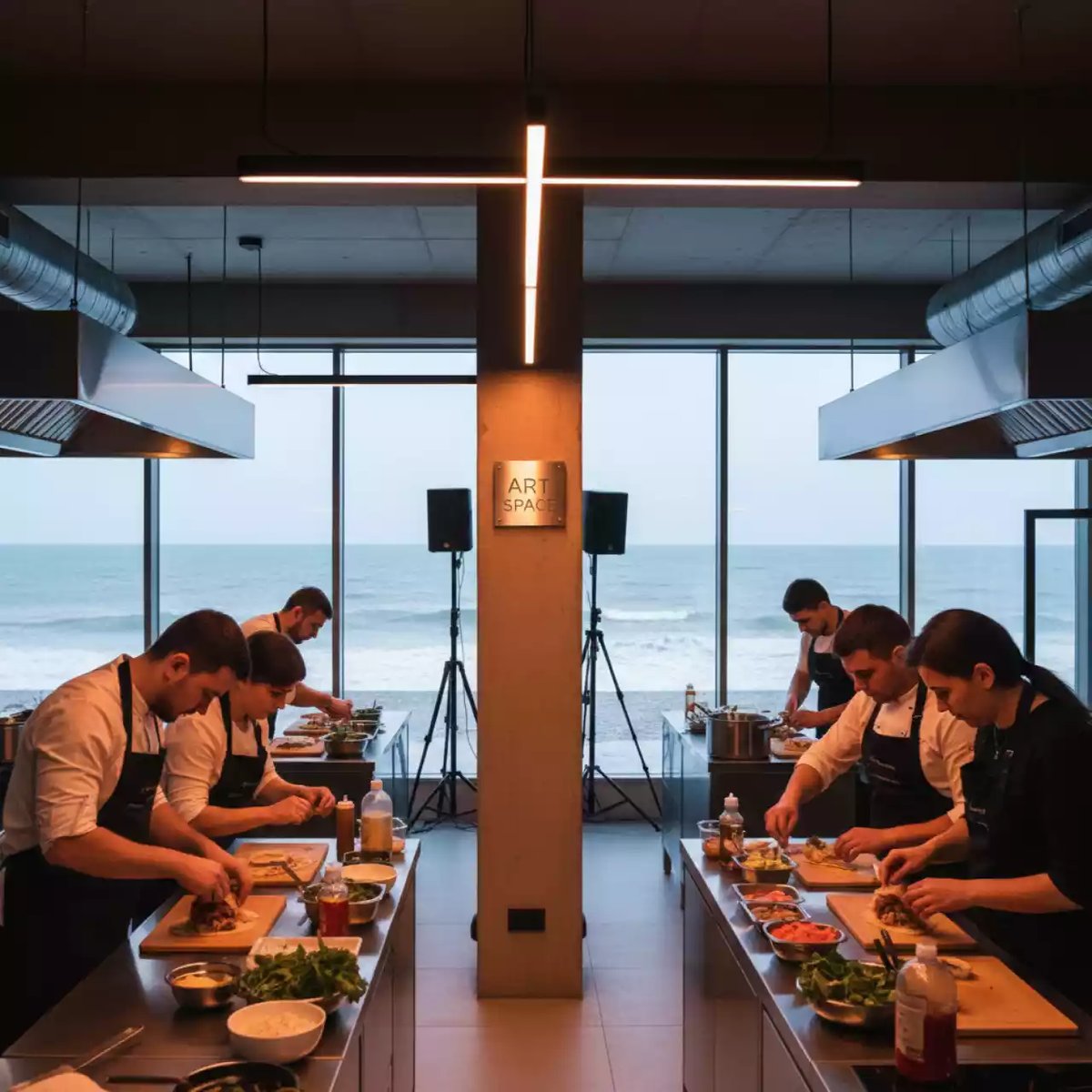 Аренда Мастер класс по приготовлению гирос в пляжном комплексе VinoGrad — ART SPACE